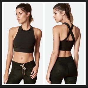 NEW ENSMBL Ruffle Criss Cross Bra